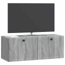  Vegghengt TV skap Grå sonoma 78,5 x 31 x 30 cm Konstruert tre