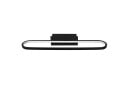 Trio Lighting Gianni H2O LED vegglampe 60 cm matt svart -