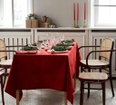 Georg Jensen Damask Christmas duk 165x350 cm dyp rød