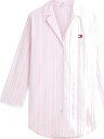 Tommy Hilfiger Pysjamasskjorte LS Poplin Rosa