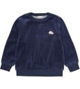 Blå   2 delt Sett i Velour Indigo Blue   92