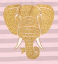 DYR Cph Kjole   Dyrzanzi   Rose Beige Elephant Glitter   DYR   6 år 116   Kjole   Rosa