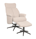 Trend Collection Recliner Verdal med Puff Natural