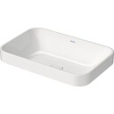 Duravit Happy D.2 Plus servant 60x40 cm med wondergliss hvit white 600x400mm