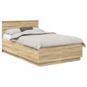  Sengestamme Sonoma eik 120 x 200 cm Konstruert tre