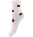 Fuzzies Sokker   2 pack   Off White m. Mansikka   Fuzzies   23/26   Sokker   Hvit   23 26