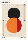 Bauhaus Circles 1 Plakat Plakat / 30x40cm