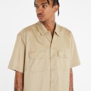 Dickies Work Shirt Ss Rec Khaki M