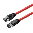 MicroConnect koblingskabel - 25 cm - rød