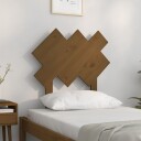 vidaXL Sengegavl honningbrun 72,5x3x81 cm heltre furu