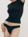 Organic Basics Flex Tee - Black - L