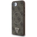 Guess 4G MagSafe Mobildeksel med Triangle Logo til iPhone 16e - Brun