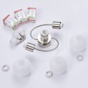 Lindby Taklampe Ciala, 3 lyskilder, nikkel