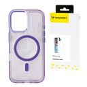 Wozinsky MagSafe Glitter Deksel til Samsung Galaxy S25 Ultra - Lilla