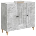  Serviesskap Betonggrå 89 x 34,5 x 80 cm Konstruert tre
