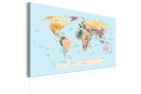 Tavle World Map: Travel With Me 60X40 Artgeist sp. z o. o.