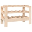 vidaXL Vinstativ 61,5x30x42 cm heltre furu