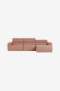 WOOOD   Novi Chaiselong Sofa Høyre   Brun