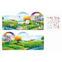 Stickersbok Unicorn 23/70x30cm Tinka