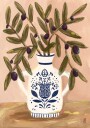 Olive Branches In a Pot Painting Plakat Plakat / 70x100cm