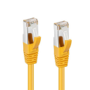 MicroConnect - Koblingskabel - RJ-45 (hann) til RJ-45 (hann) - 7.5 m - S/FTP - CAT 6a - med støvel, halogenfri, formstøpt, rund, uten hindringer - gul