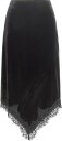 Vila Vialindra Hw Midi Skirt/Vol   BLACK BEAUTY   XL