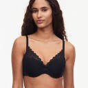 Chantelle EasyFeel Floral Touch BH med spiler svart Størrelse: 80B Kvinner