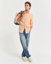 Gant Regular Fit Garment-Dyed Linen Shirt PEACHY ORANGE S