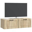  Vegghengt TV skap Sonoma eik 98 x 41 x 30 cm Konstruert tre