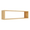 Ember vegghylle 45x10x12 cm natur.