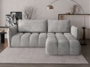 Aldvian 3 seters sovesofa med divan   grå