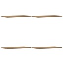  Vegghyller 4 stk artisan eik 60x30x1,5 cm konstruert tre
