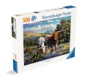 Ravensburger Puslespill 500 Brikker Loving Longhorns
