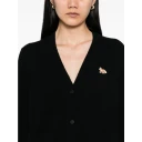 Maison Kitsuné Dame Strikkevarer Svart M,