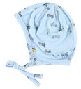 Joha Babylue Bambus Lyseblå m. Traktorer Joha 34 cm Lue baby
