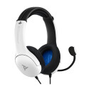 PDP LVL40 WIRED GAMINGHODETELEFON HVIT PS4/PS5