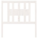 vidaXL Sengegavl hvit 96x4x100 cm heltre furu