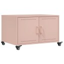  Salongbord rosa 68x50x43,5 cm kaldvalset stål 846687