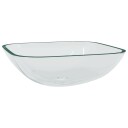 vidaXL Servant glass 42x42x14 cm gjennomsiktig