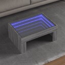 Salongbord med Infinity LED grå sonoma 70x50x30 cm 847614