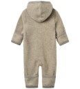 Wheat Jumpsuit   Ullfleece   Ata   Khaki Melert   Wheat   1 år (80)   Jumpsuit   Beige