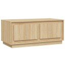 vidaXL Salongbord sonoma eik 102x50x44 cm konstruert tre