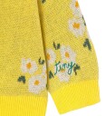 Tiny Cottons Cardigan   Strikk   Blomster   Dusty Yellow   Tiny Cottons   24 md   Cardigan   Gul