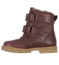 Pom Pom Vintersko   Broque Velcro Boot Tex   Deep Rouge m. F   Pom Pom   28   Vinterstøvler   Lilla