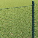 Hexagon Gjerde Grønn 0.6x25 m Stål