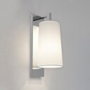 Lago 280 vegglampe IP44 - Krom / Hvit