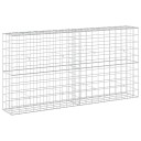 vidaXL Gabion med 3,5 mm tråd og 10x10 cm nett 200x30x100 cm