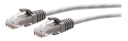 C2G 9ft (2.7m) Cat6a Snagless Unshielded (UTP) Slim Ethernet Network Patch Cable - Gray - koblingskabel - 2.7 m - grå