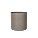 Homefactory RO Fiber pot Brown 301004