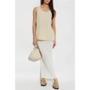 Hanro Dame Topper Beige L,